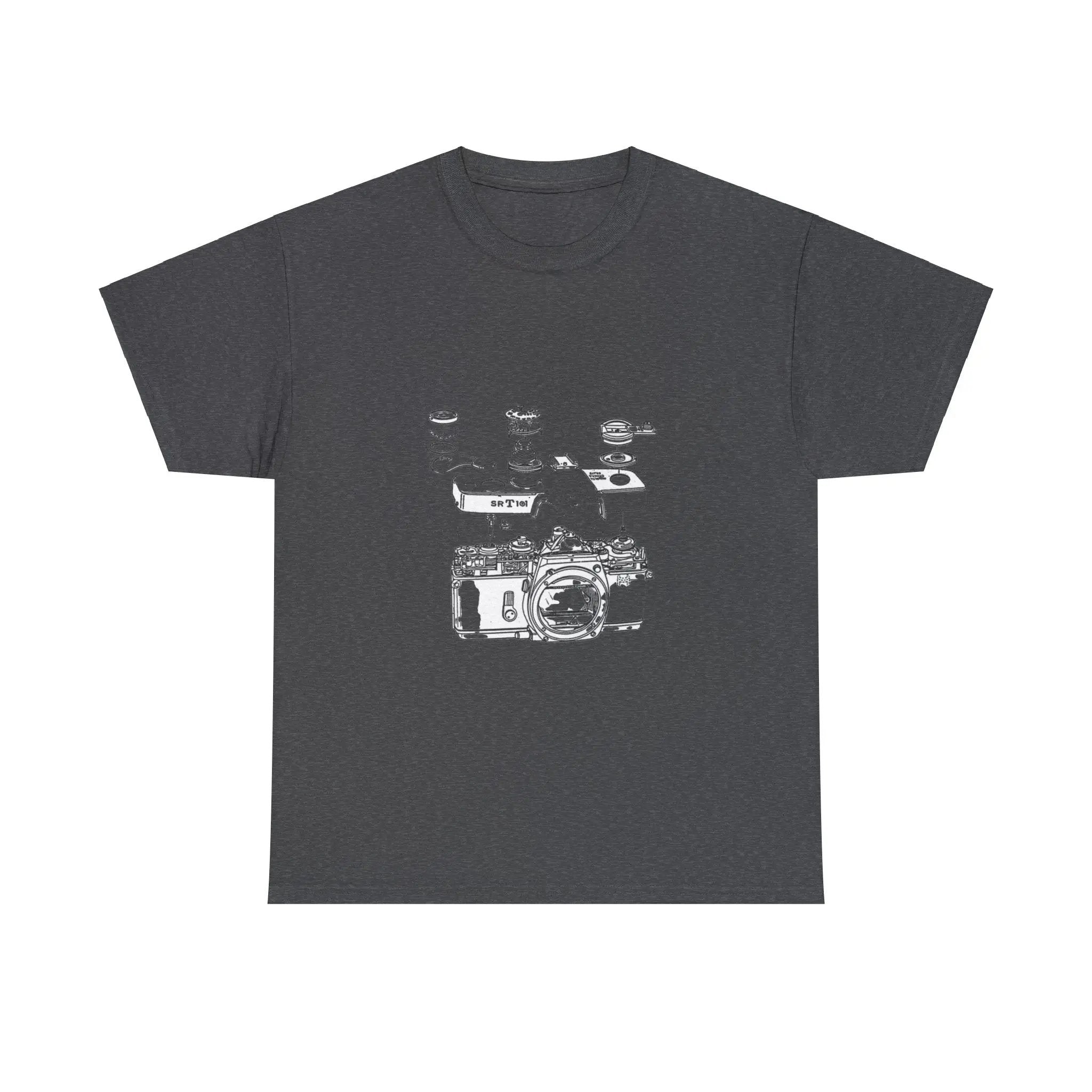 Camera Diagram Shirt Front Black 