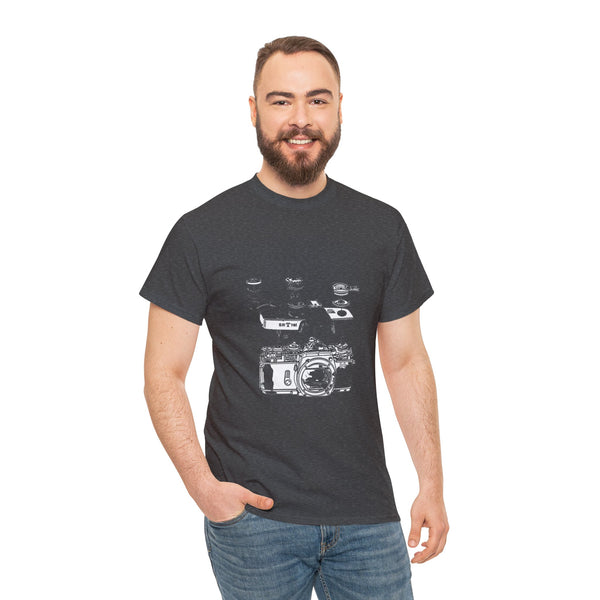 Camera Diagram Shirt Front Black 