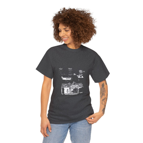 Camera Diagram Shirt Front Black 