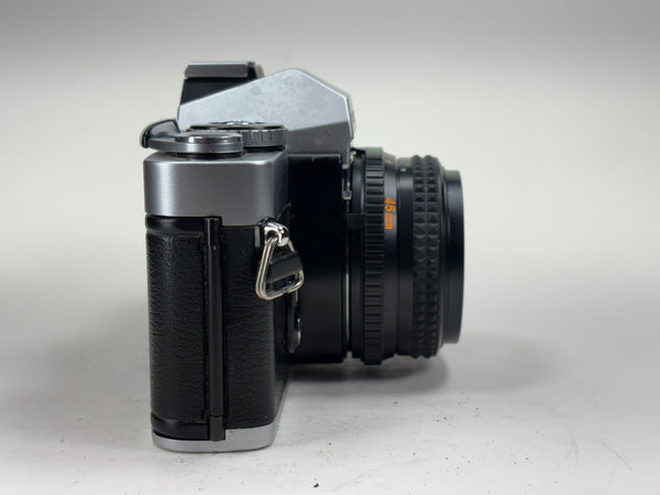 Minolta XD5 with 45mm lens