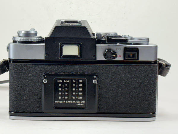 Minolta XE-5 with 50mm 1.7 lens and analog light meter - Fully functional