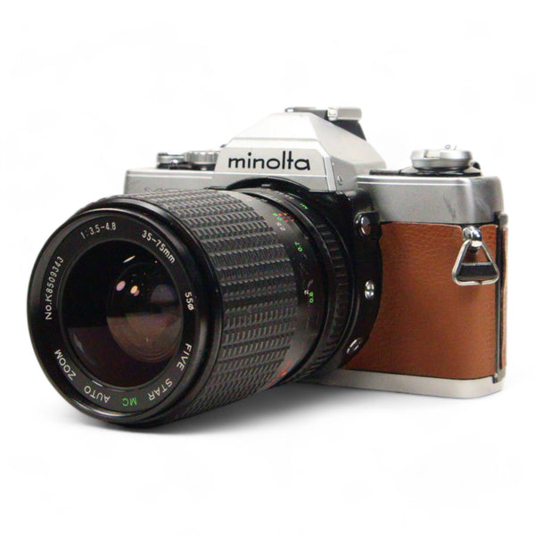 Minolta XG-7 SLR  film camera with 35-75mm zoom lens