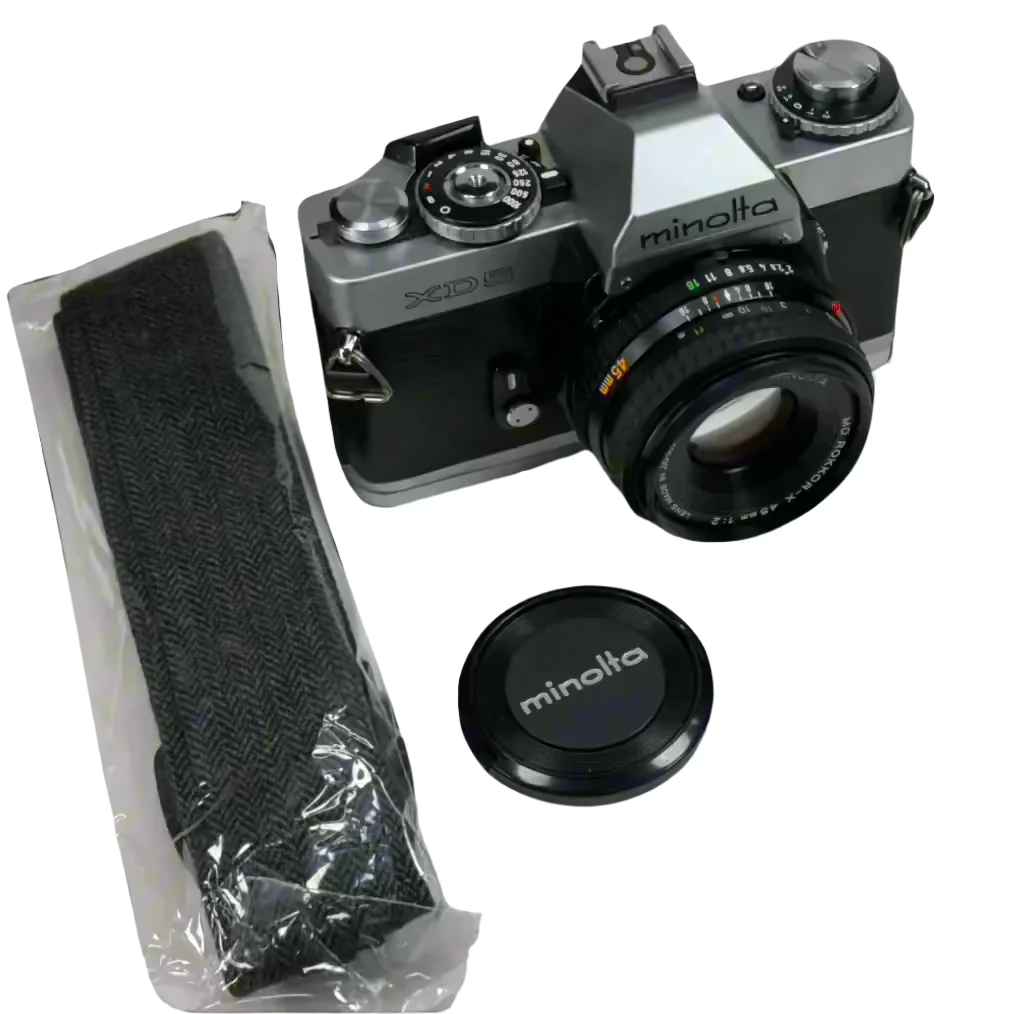 Minolta XD5 with 45mm lens