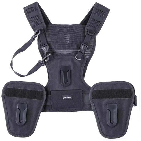 Dual camera harness - holsters