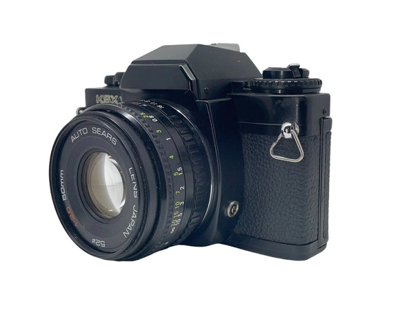 a camera with a lens attached to it