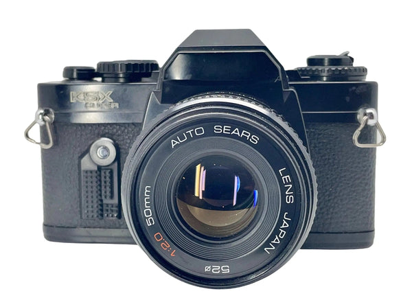 a camera with a lens attached to it