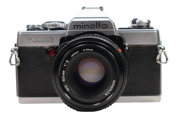  film camera finds - Minolta XG-2 w/50mm lens -front