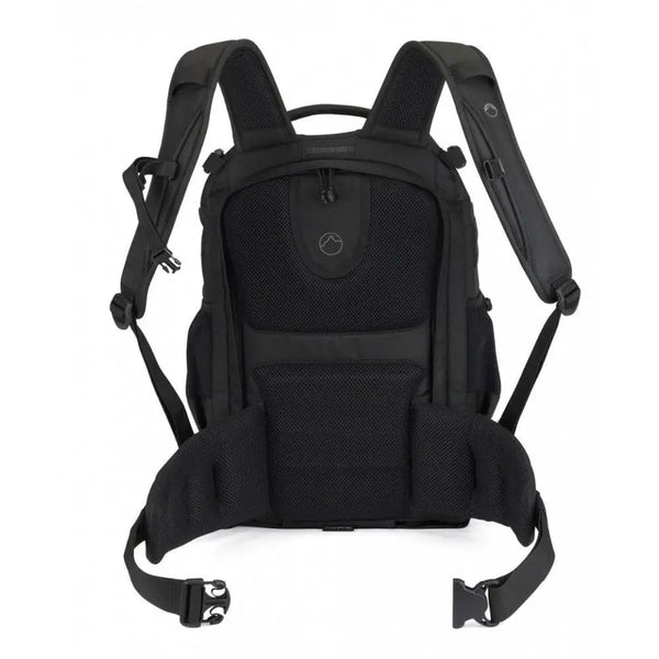 Camera backpack - back view